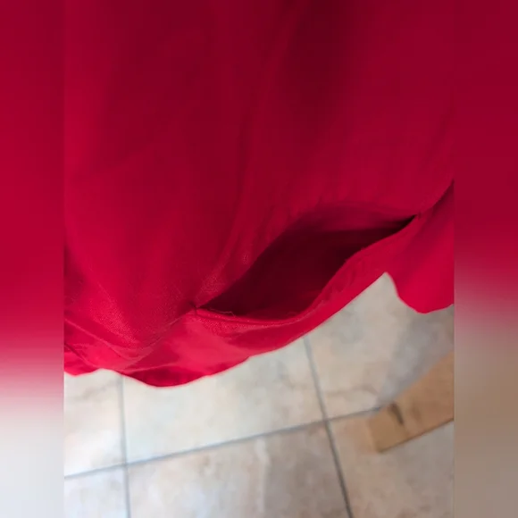 Sag Harbor Bold Red Women's Blazer - Picture 8 of 9